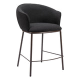 ZUO Essen Counter Stool Black & Bronze