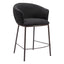 ZUO Essen Counter Stool Black & Bronze