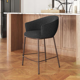 ZUO Essen Counter Stool Black & Bronze