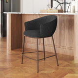 ZUO Essen Counter Stool Black & Bronze