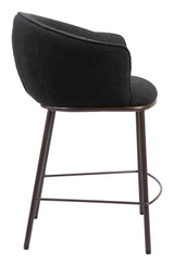 ZUO Essen Counter Stool Black & Bronze
