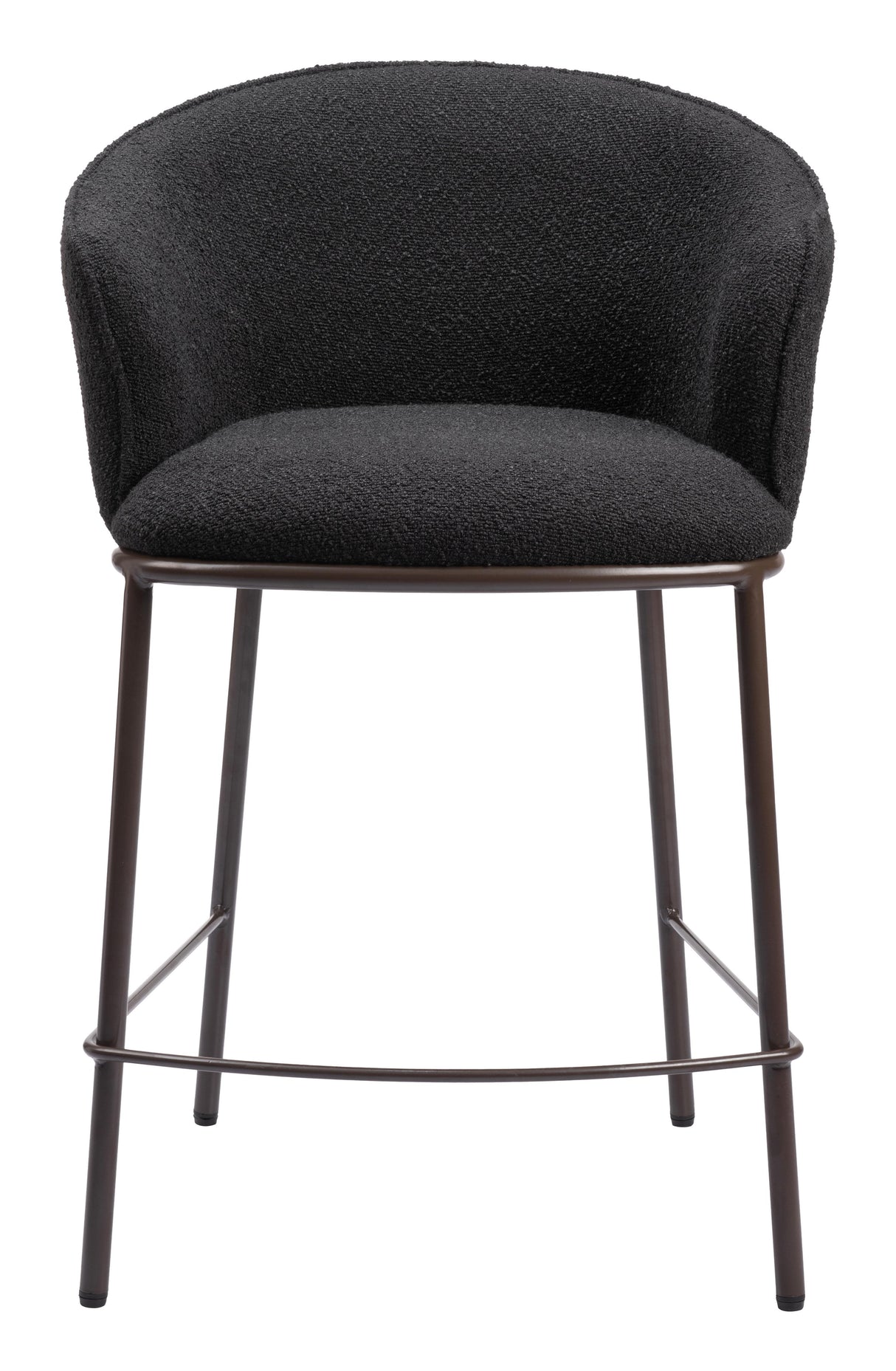 ZUO Essen Counter Stool Black & Bronze