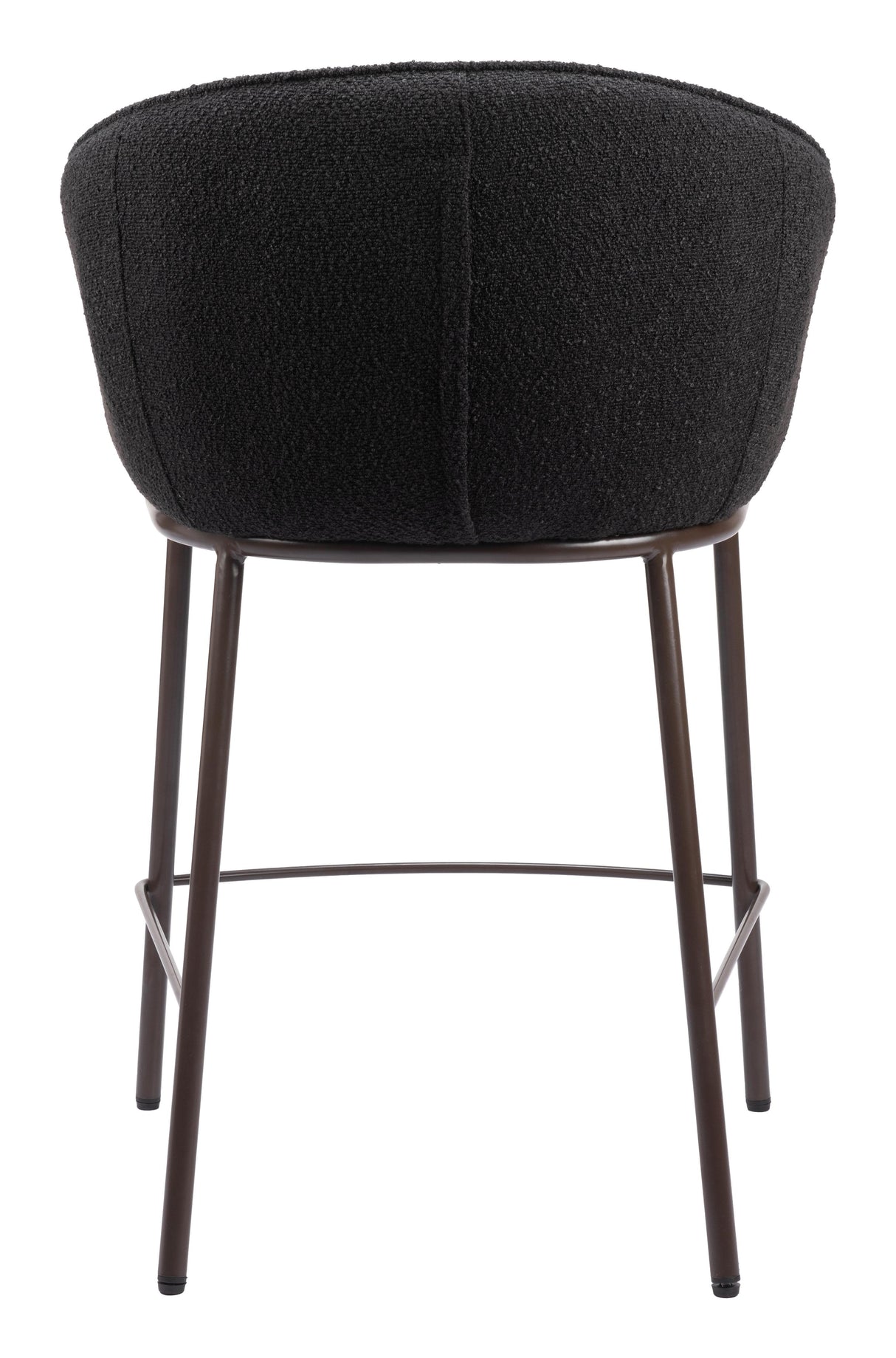 ZUO Essen Counter Stool Black & Bronze