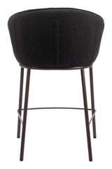 ZUO Essen Counter Stool Black & Bronze
