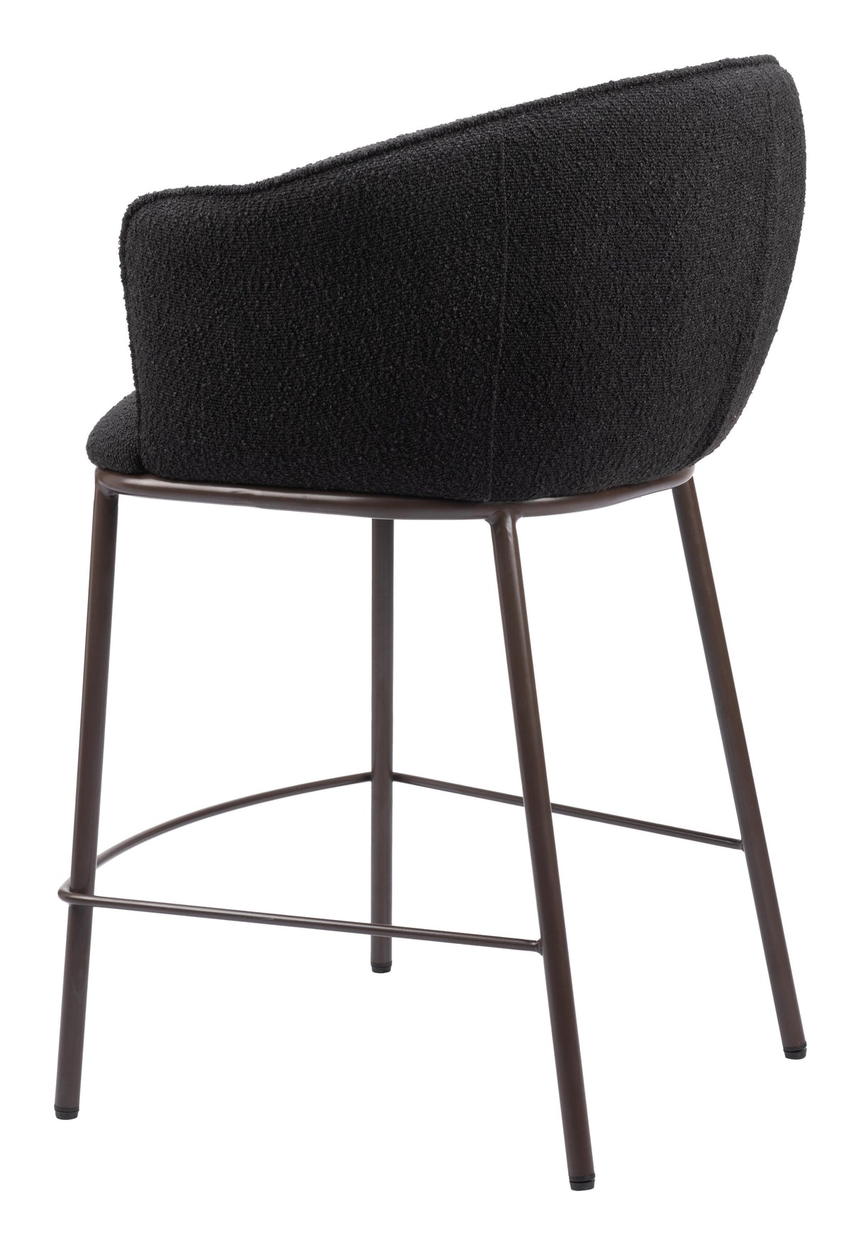 ZUO Essen Counter Stool Black & Bronze