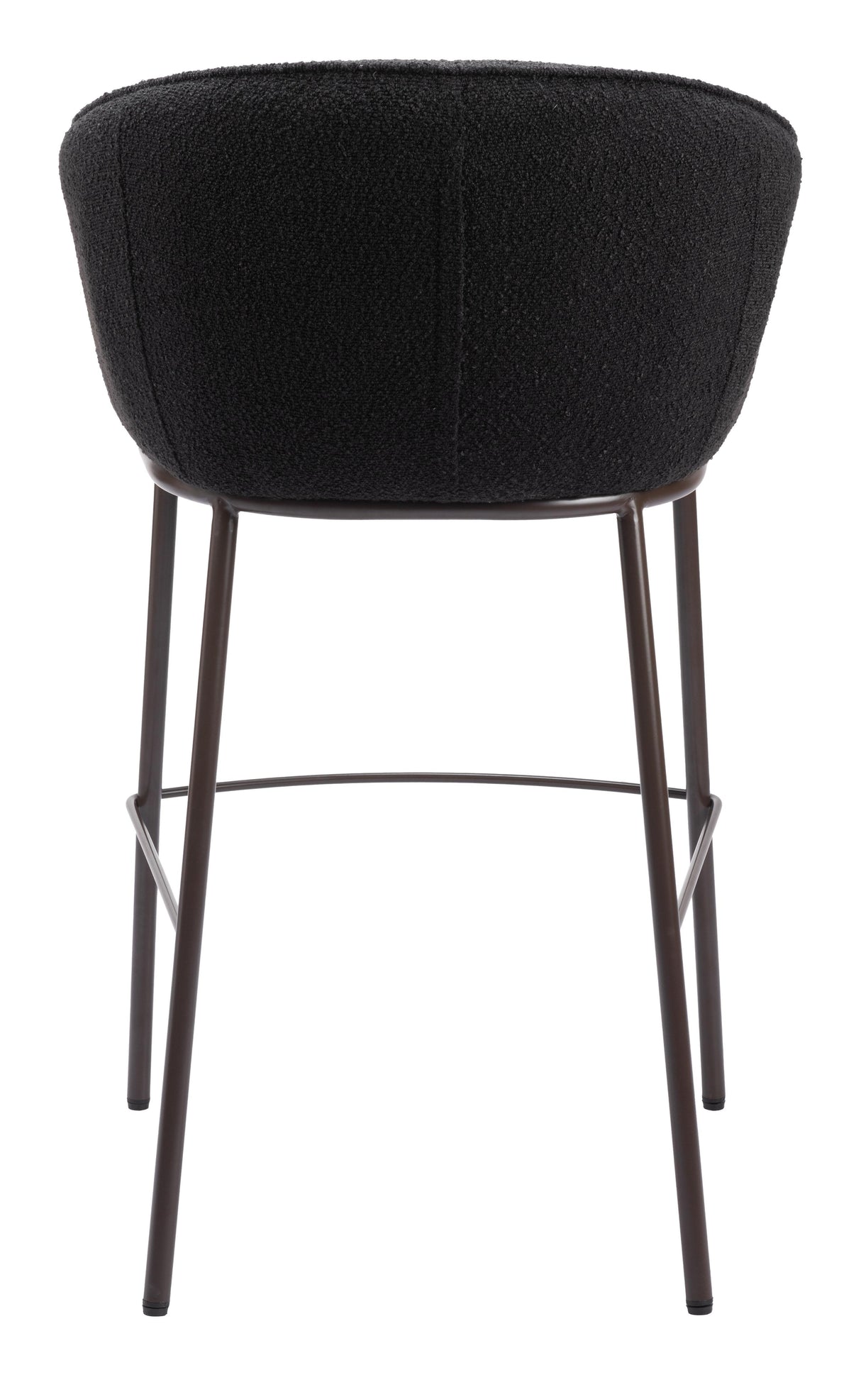 ZUO Essen Barstool Black & Bronze