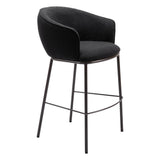 ZUO Essen Barstool Black & Bronze