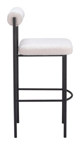 ZUO Livorno Barstool (Set of 2) Ivory