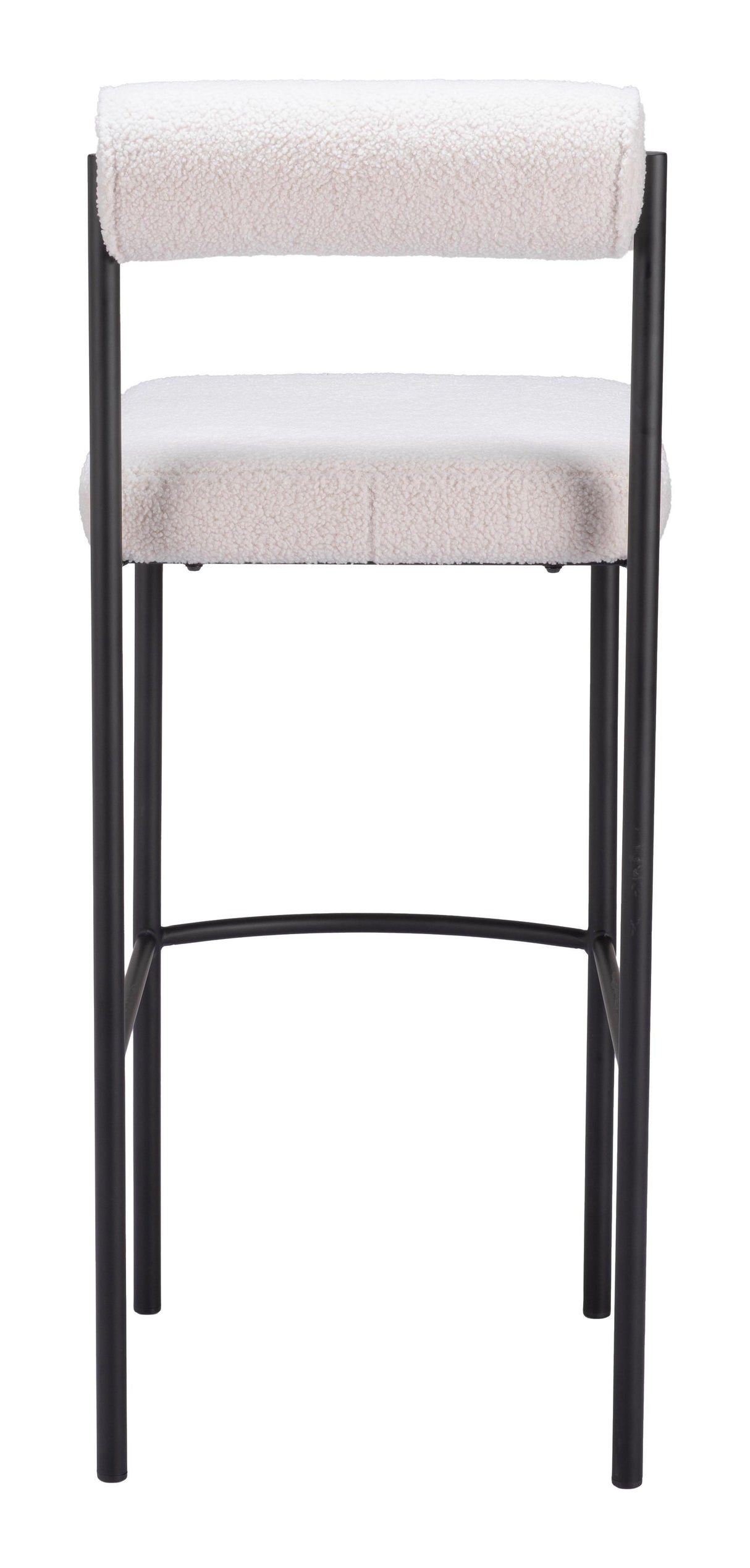ZUO Livorno Barstool (Set of 2) Ivory