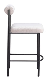 ZUO Livorno Counter Stool (Set of 2) Ivory
