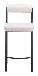 ZUO Livorno Counter Stool (Set of 2) Ivory