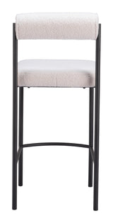 ZUO Livorno Counter Stool (Set of 2) Ivory