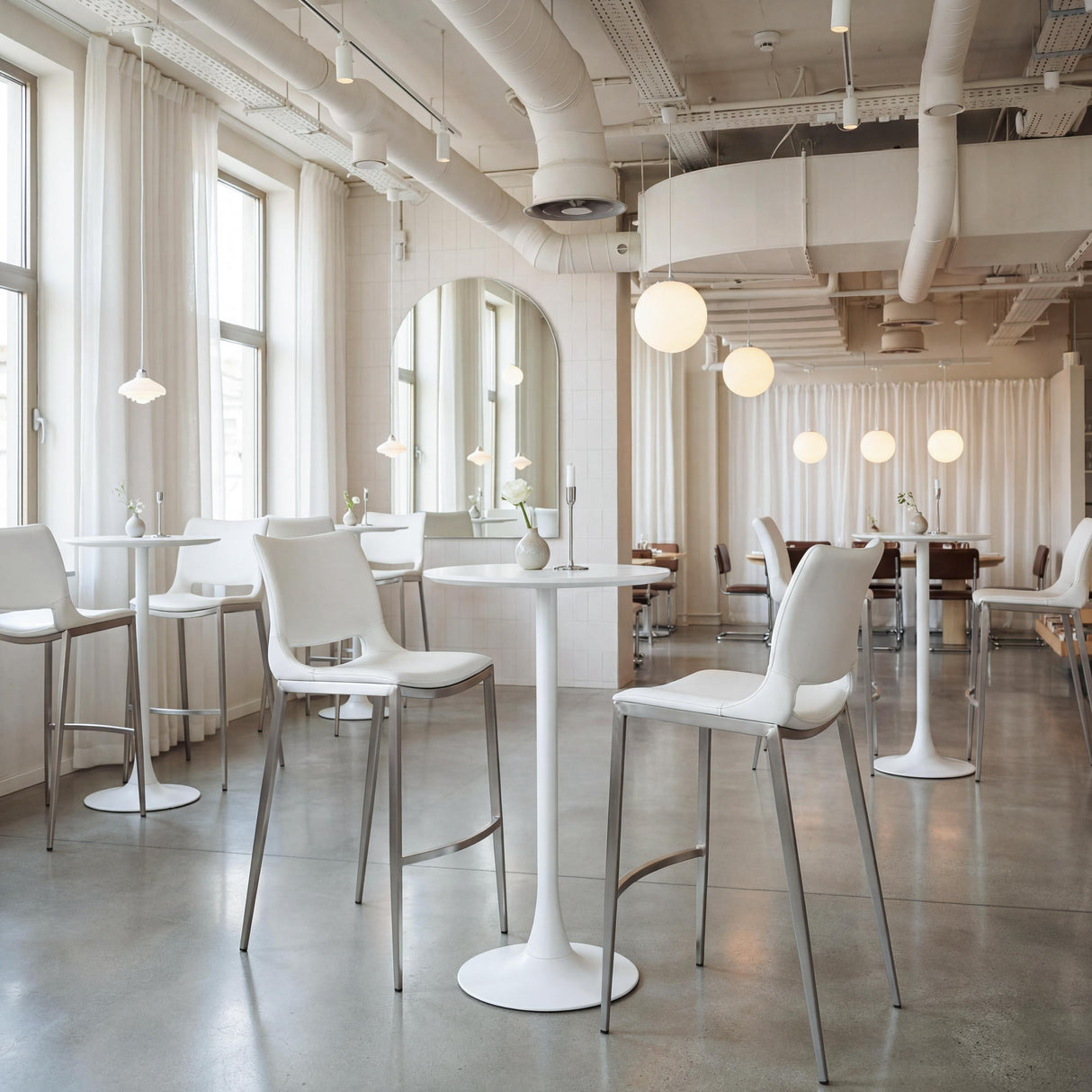 ZUO Auray Bar Table White