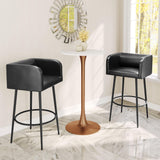 ZUO Auray Bar Table White & Gold