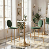 ZUO Auray Bar Table White & Gold