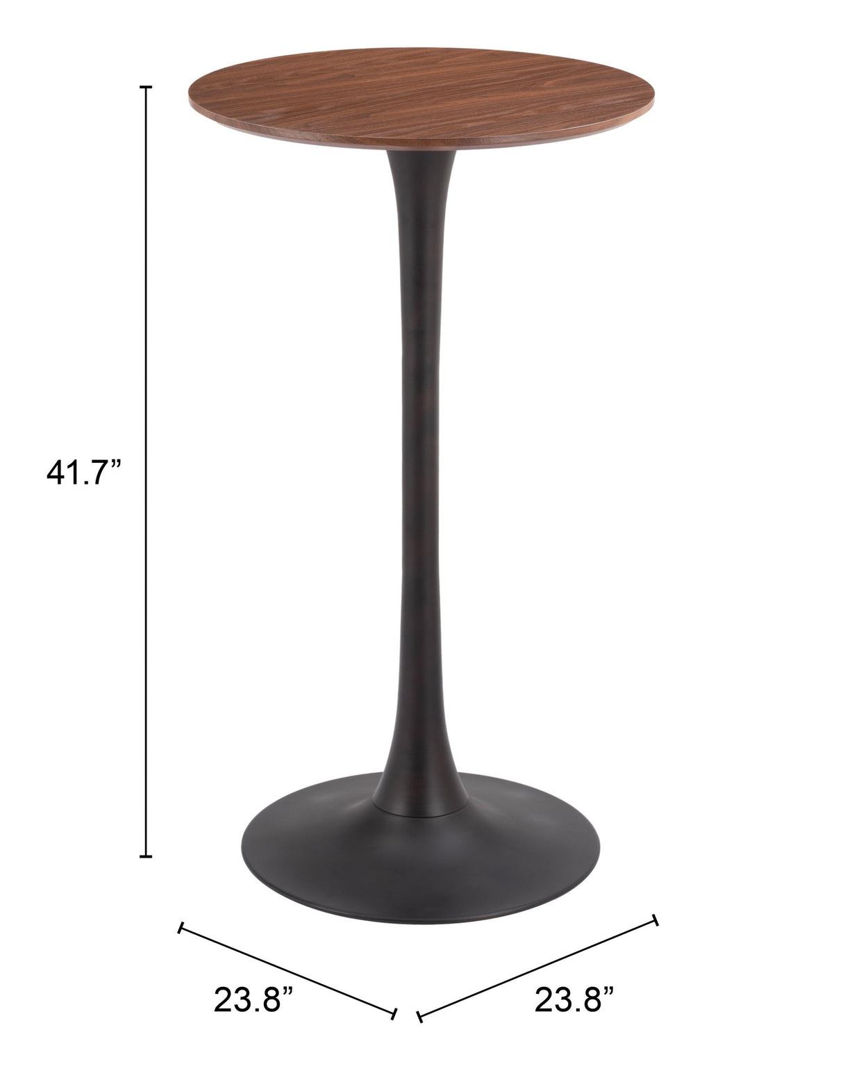 ZUO Auray Bar Table Brown