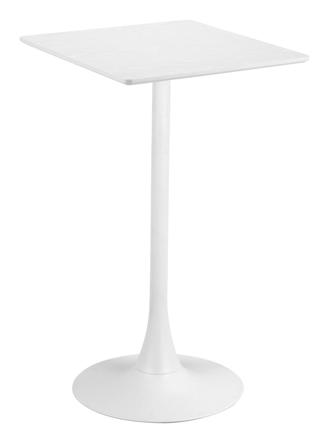 ZUO Valleta Bar Table White