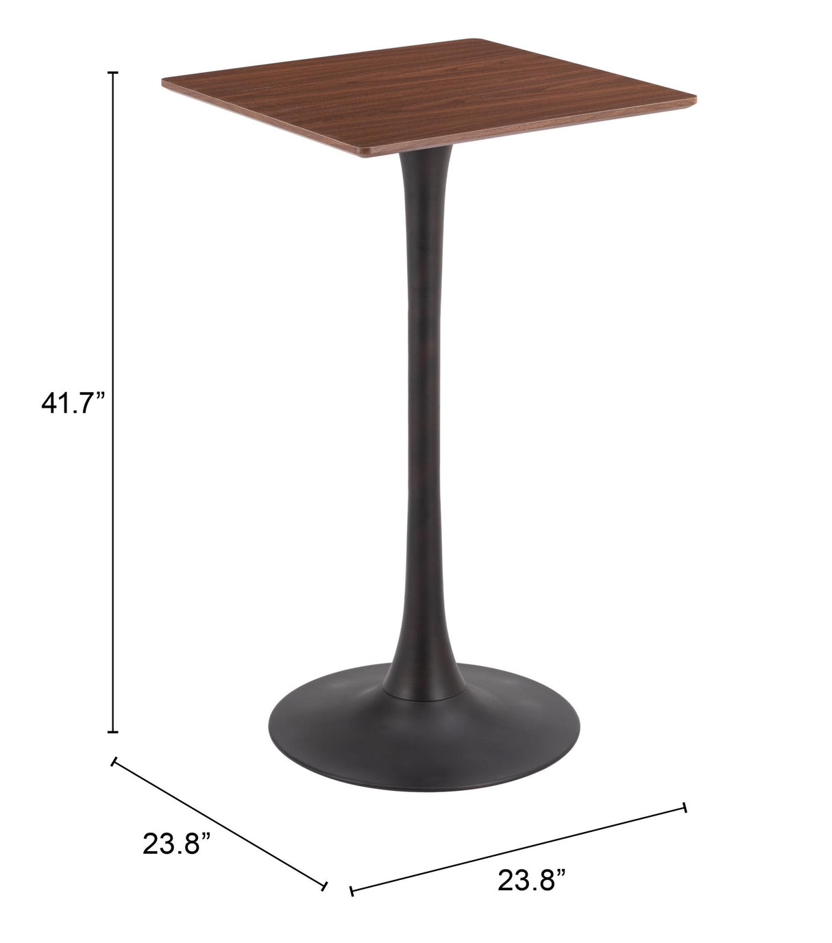 ZUO Valleta Bar Table Brown