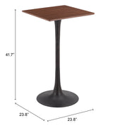 ZUO Valleta Bar Table Brown