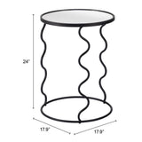 ZUO Bastia Side Table Black