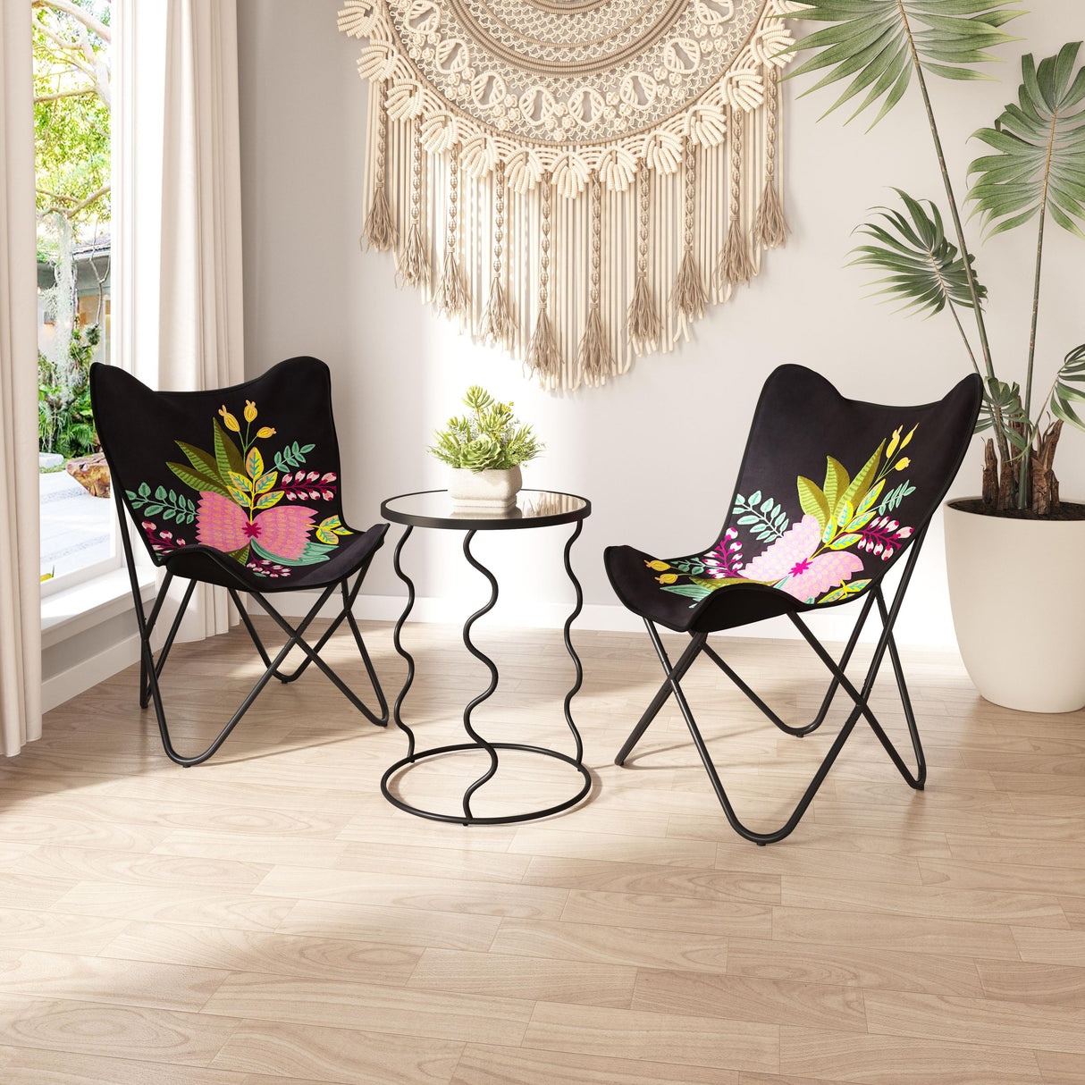 ZUO Bastia Side Table Black
