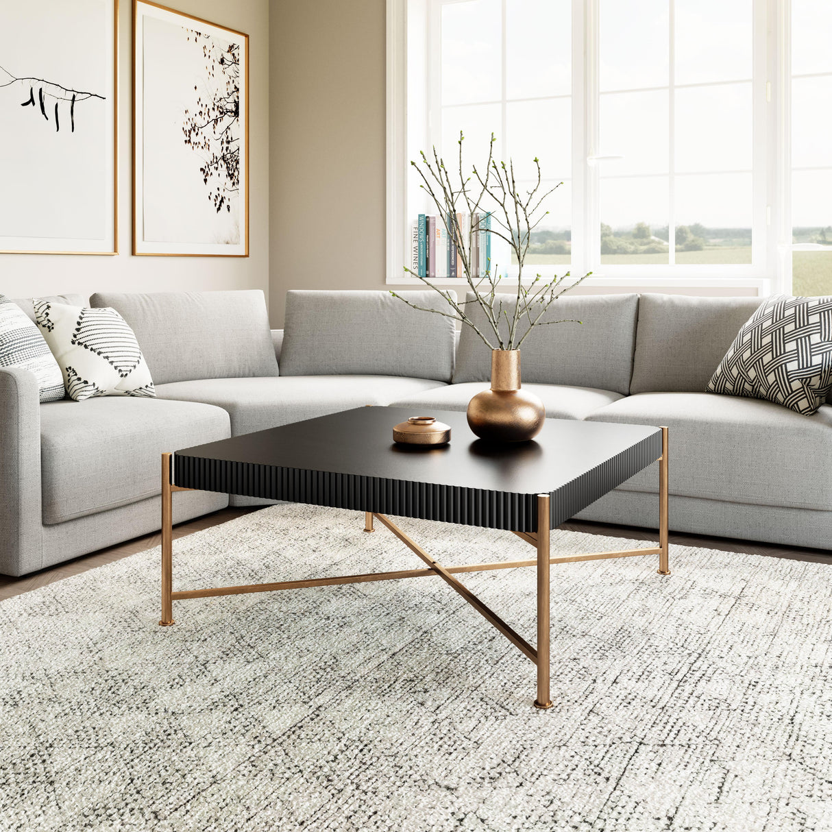 ZUO Nazaire Coffee Table Black