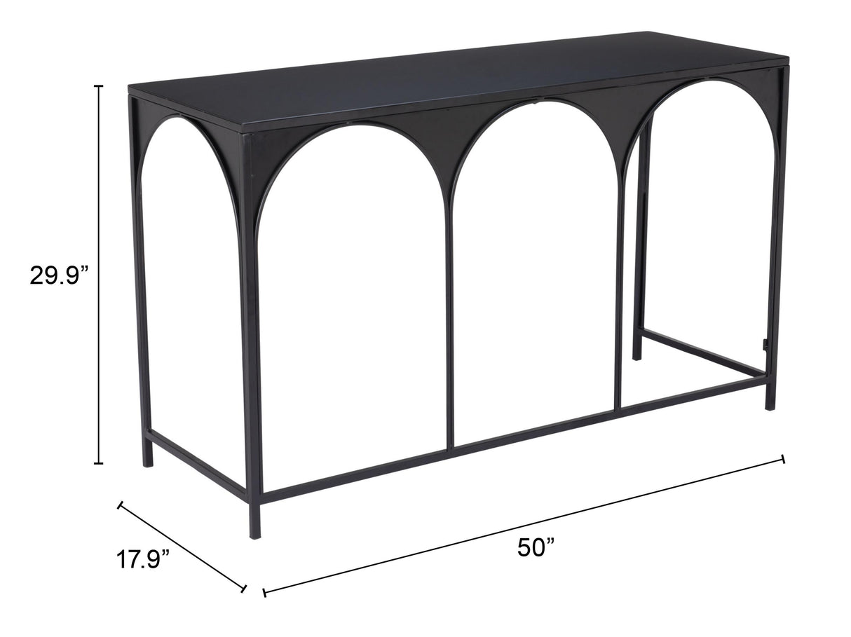 ZUO Loriet Console Table Black
