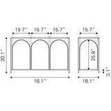 ZUO Loriet Console Table Black