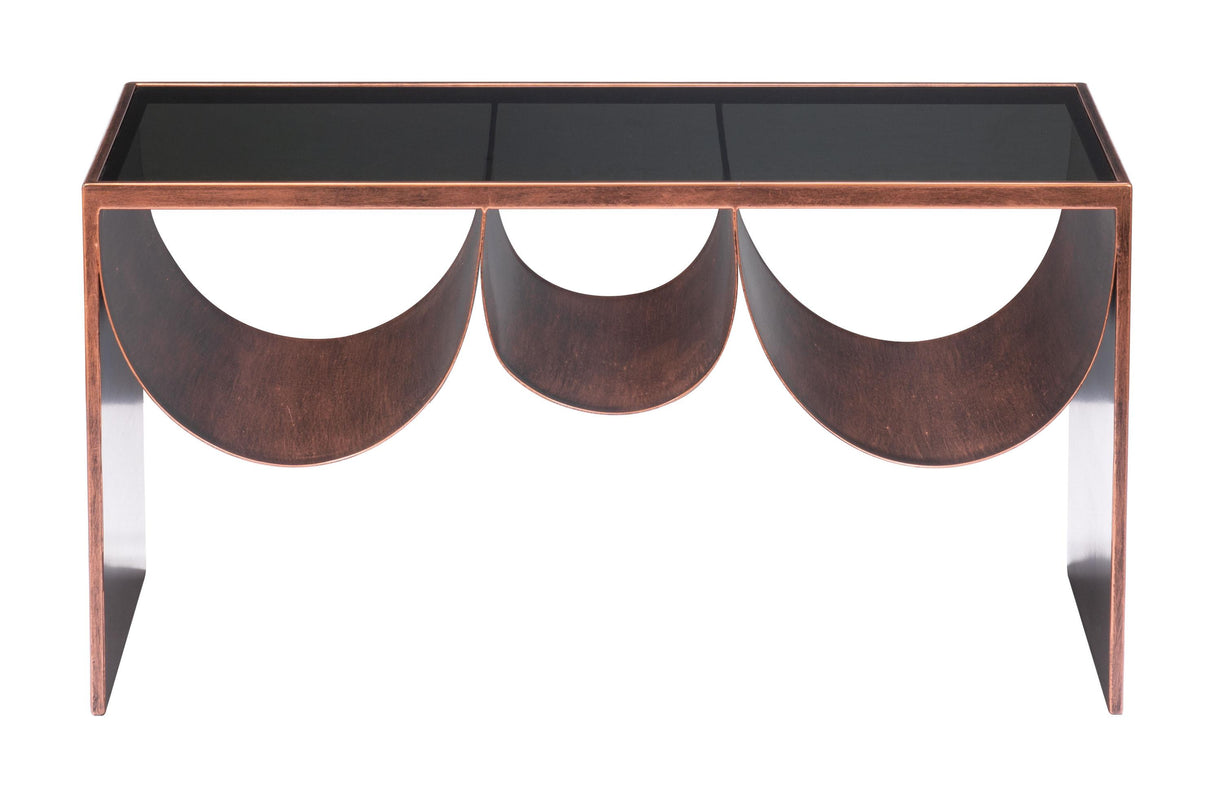 ZUO Aveiro Coffee Table Copper & Black