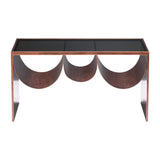 ZUO Aveiro Coffee Table Copper & Black