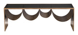 ZUO Reed Coffee Table Brass & Black