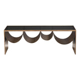ZUO Reed Coffee Table Brass & Black