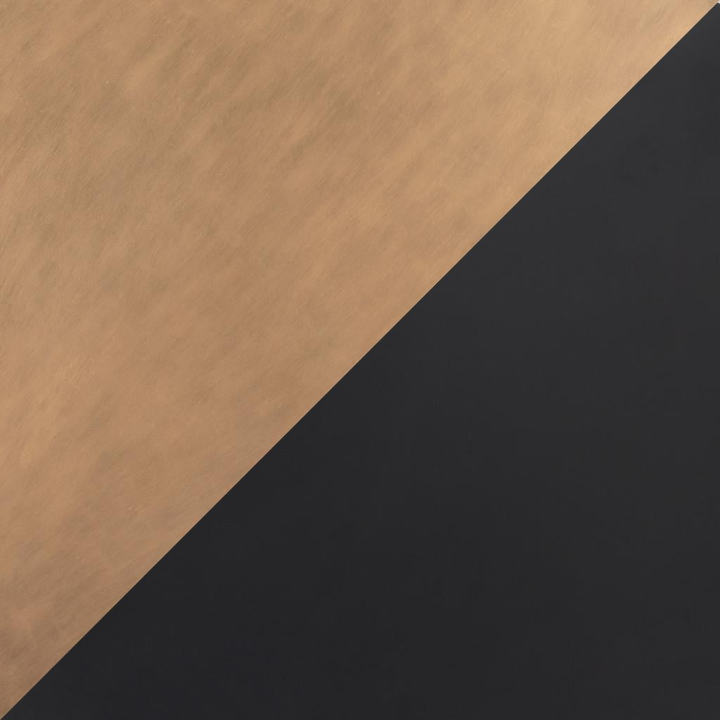 ZUO Castelo Coffee Table Set (2-Piece) Brass & Black