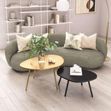 ZUO Castelo Coffee Table Set (2-Piece) Brass & Black