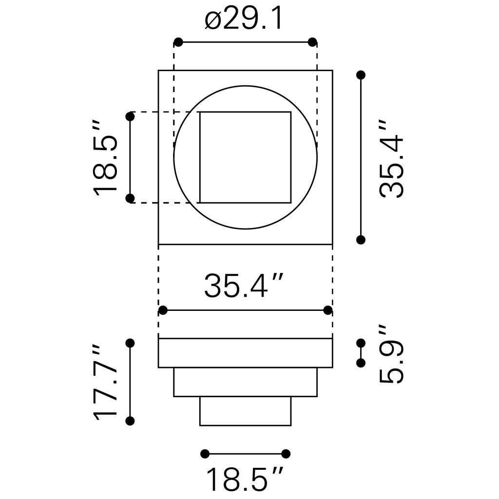ZUO Trani Coffee Table Natural
