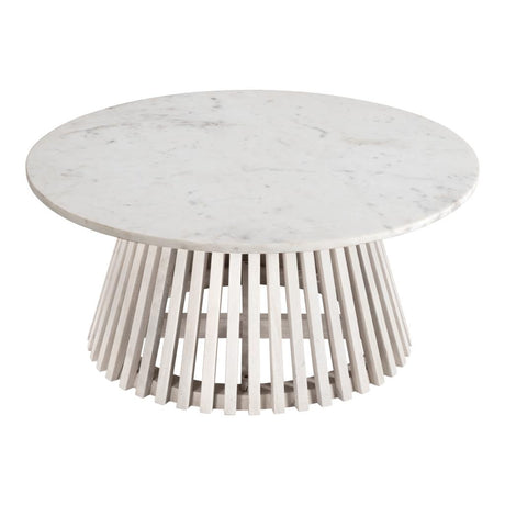 ZUO Mazara Coffee Table White & Natural