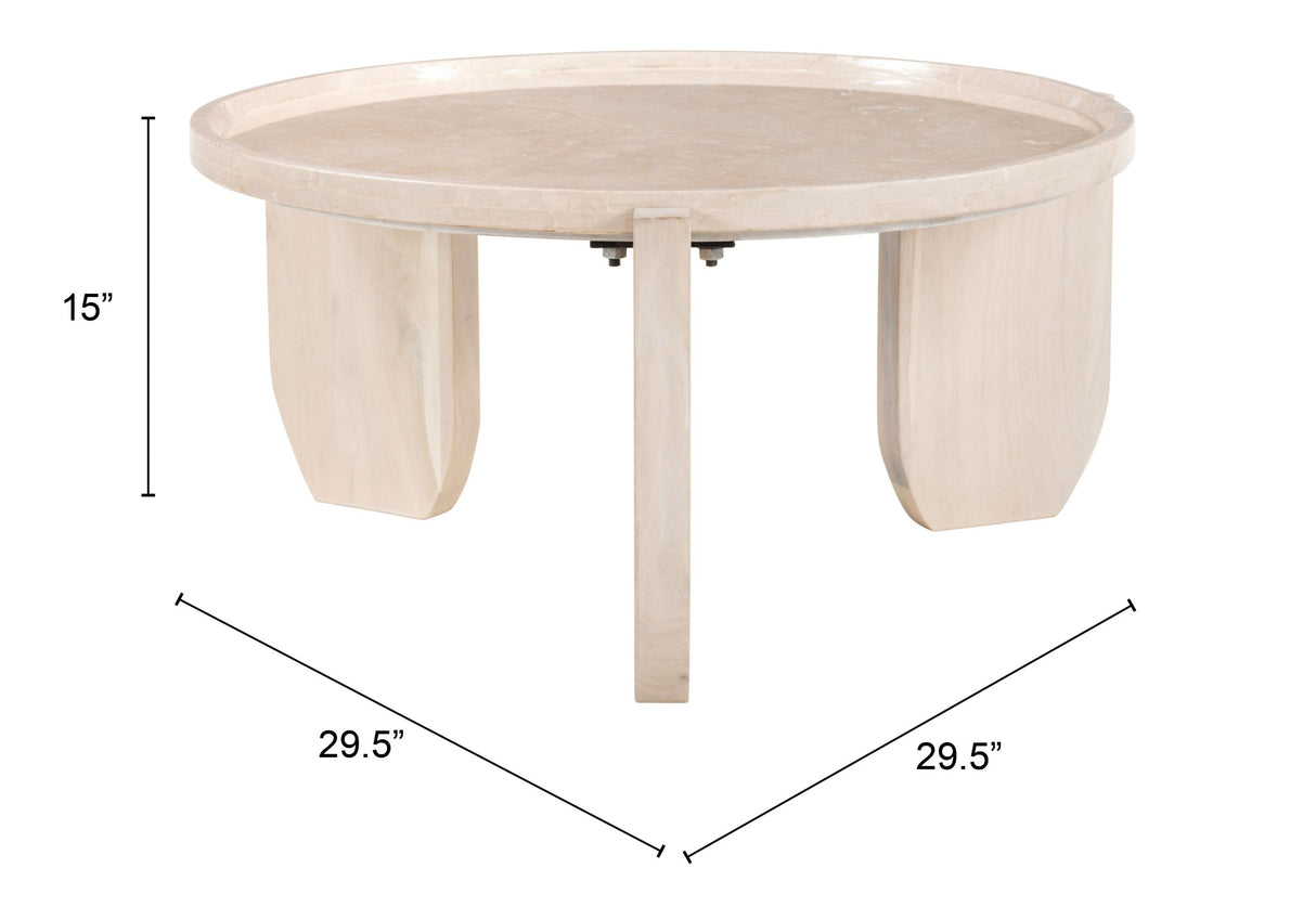 ZUO Nador Coffee Table Natural