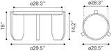 ZUO Nador Coffee Table Natural