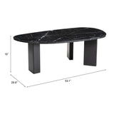 ZUO Aberdeen Coffee Table Black