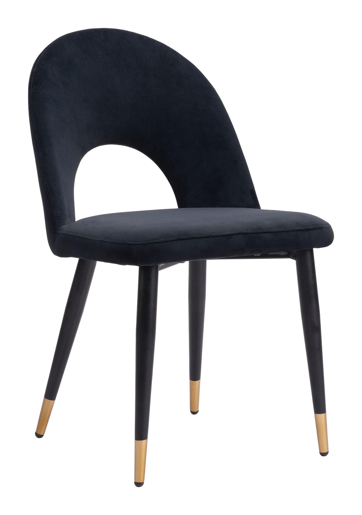 ZUO Menlo Dining Chair (Set of 2) Black