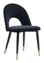 ZUO Menlo Dining Chair (Set of 2) Black