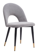 ZUO Menlo Dining Chair (Set of 2) Gray