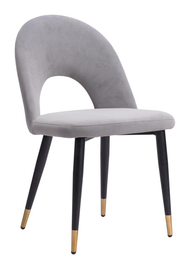 ZUO Menlo Dining Chair (Set of 2) Gray