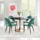 ZUO Menlo Dining Chair (Set of 2) Green