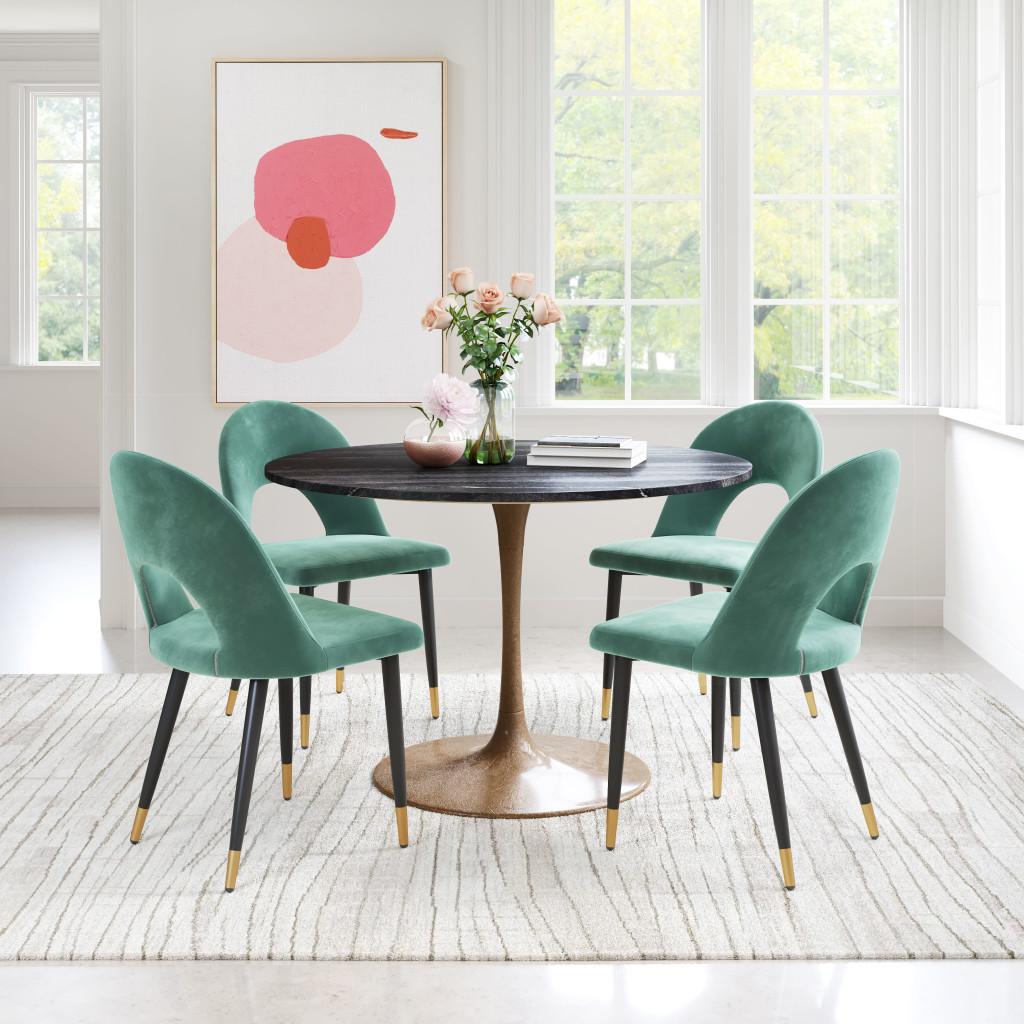 ZUO Menlo Dining Chair (Set of 2) Green