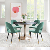 ZUO Menlo Dining Chair (Set of 2) Green