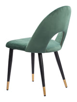 ZUO Menlo Dining Chair (Set of 2) Green