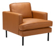 ZUO Decade Armchair Brown