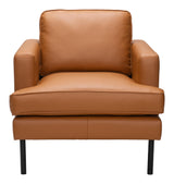 ZUO Decade Armchair Brown