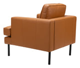 ZUO Decade Armchair Brown